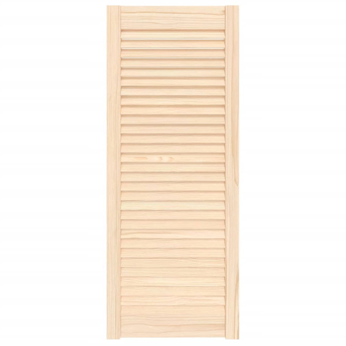 Vrata za omarico z letvicami 99,3x39,4 cm trdna borovina